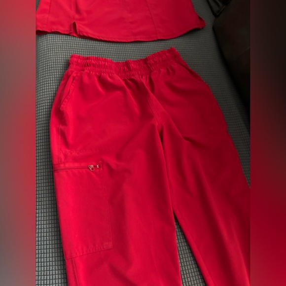 Red Scrub Set - Picture 3 of 7
